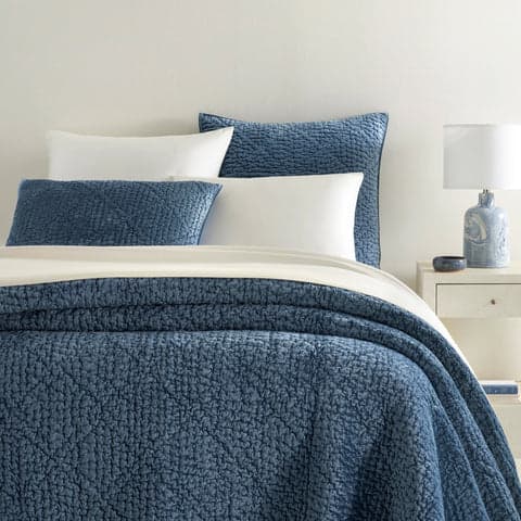 Parisienne Velvet Quilt | Slate