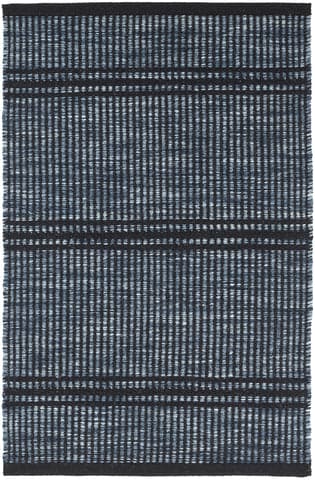 Malta Handwoven Wool Rug | Navy