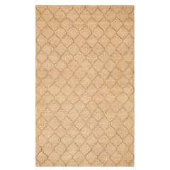 Tiles Handwoven Jute Rug | Natural