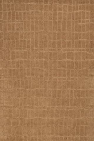 Isolated view of Tan Rectangle Avela Textured Abstract Rug, showcasing its design