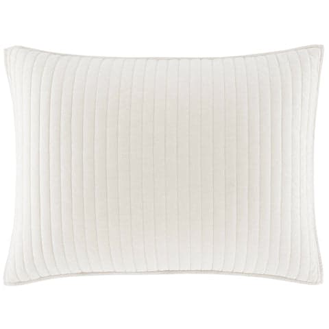Cozy Cotton Quilted Sham | Natural