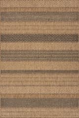 Isolated view of Grey Rectangle Vielle Modern Abstract Indoor/Outdoor Rug, showcasing its design
