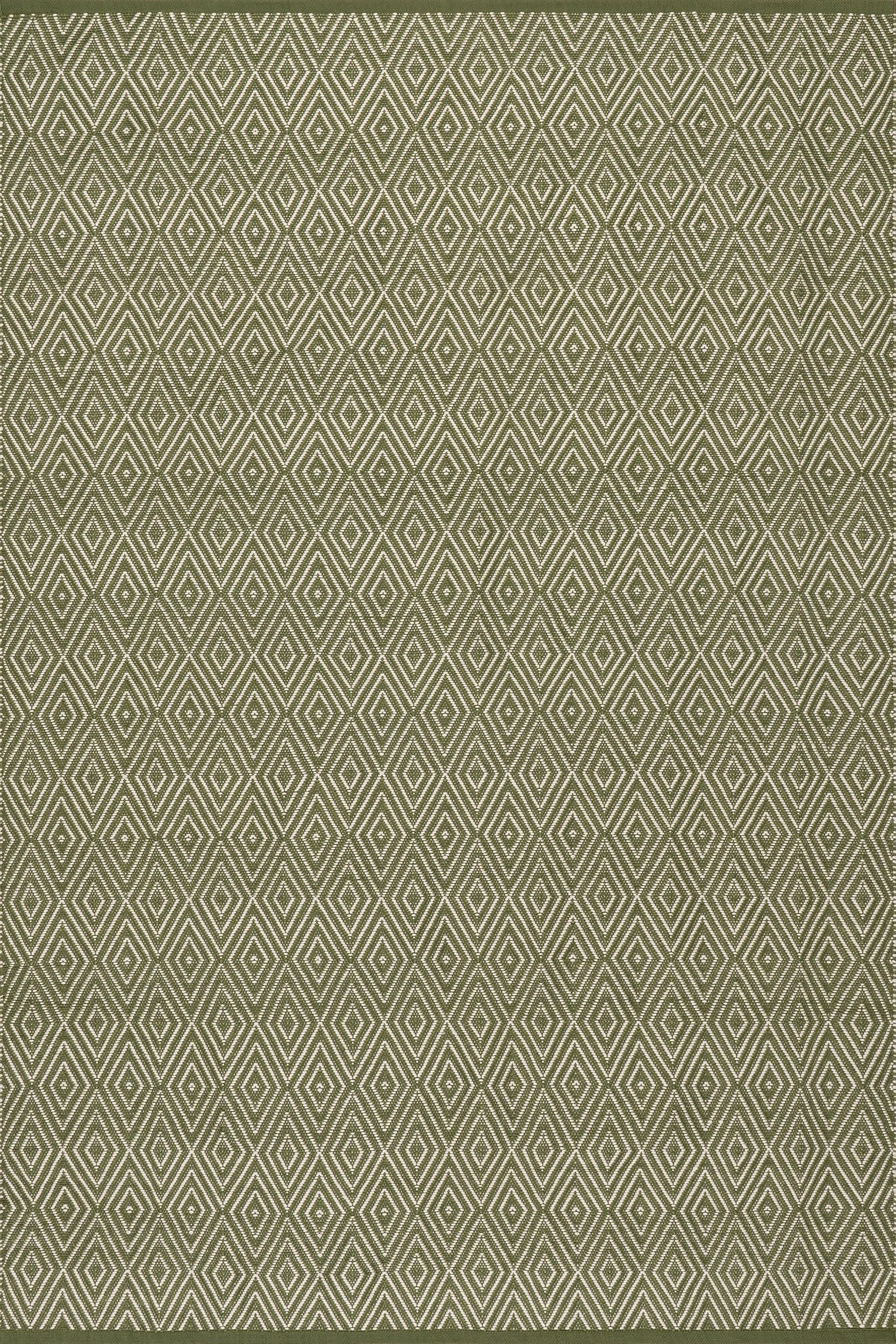 Diamond Handwoven Indoor/Outdoor Rug | Sage 2'3'