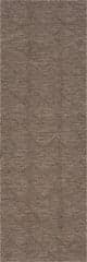Isolated view of Brown Runner Nahla Modern Diamond Indoor/Outdoor Rug, showcasing its design