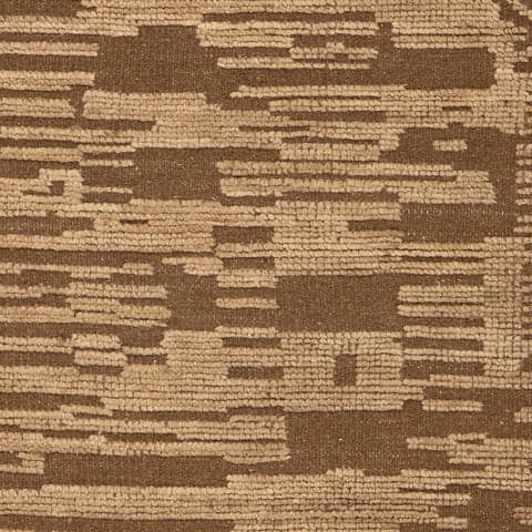 Jex Abstract Bohemian Rug Swatch | Brown