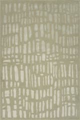 Isolated view of Light Green Rectangle Summit Plush Textured Washable Rug, showcasing its design