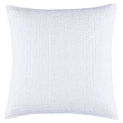 Tea & Toast Quilted Sham | White