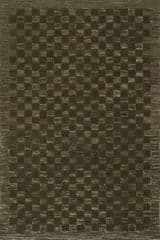 Linthea Modern Checkered Handmade Wool Rug | Green