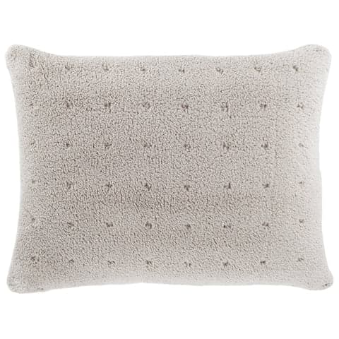Marshmallow Fleece Puff Sham | Grey