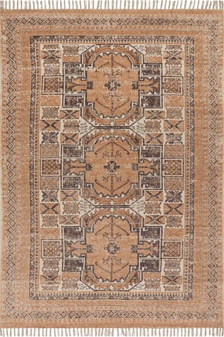 Ardin Vintage Handmade Cotton Rug | Brown