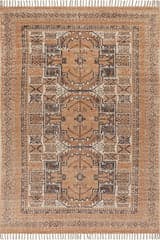 Ardin Vintage Handmade Cotton Rug | Brown
