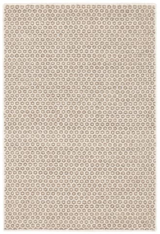 Honeycomb Handwoven Wool Custom Rug | Natural