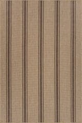 Isolated view of Brown Rectangle Fresa Coastal Striped Indoor/Outdoor Rug, showcasing its design