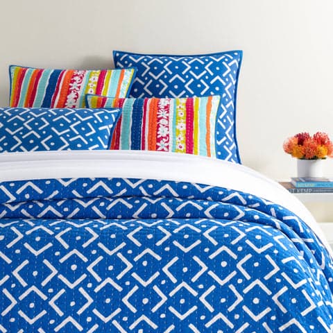 Happy Go Lucky Coverlet | Multi