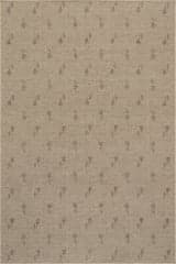 Isolated view of Burugndy Rectangle Flora Soft Floral Washable Rug, showcasing its design
