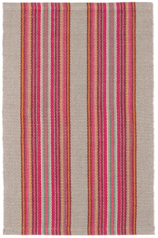 Road Runner Handwoven Indoor/Outdoor Rug | Pink