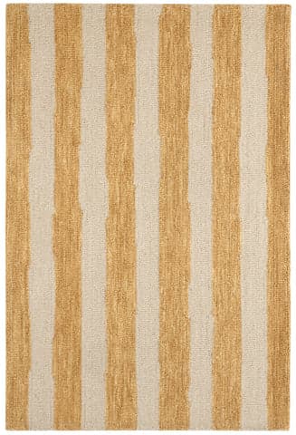 Silas Stripe Hand Micro Hooked Wool Rug | Gold