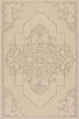 Isolated view of   Beira Southwestern Vintage and Distressed Rug, showcasing its design