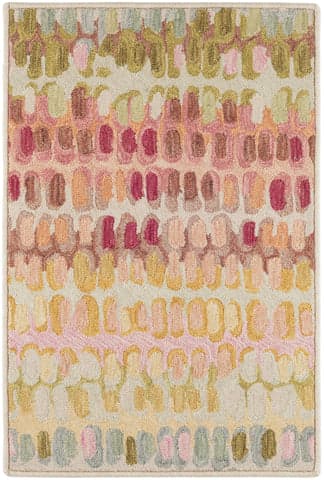 Paint Chip Hand Micro Hooked Wool Custom Rug | Pastel