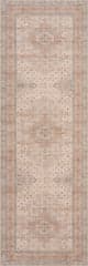 Isolated view of Peach Runner Kanna Oriental and Persian Washable Rug, showcasing its design