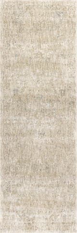 Isolated view of Light Beige Runner Brylee Vintage Rug, showcasing its design