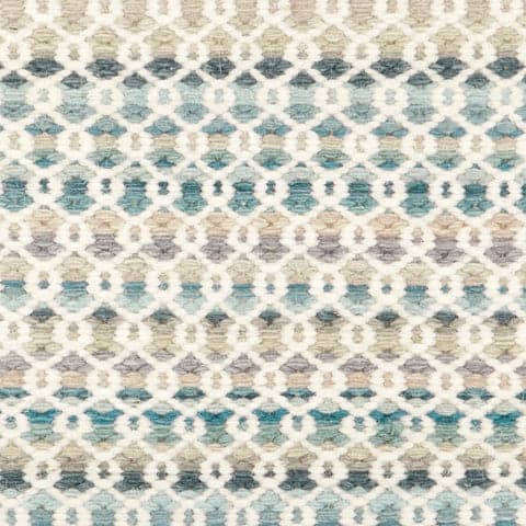 Poppy Handwoven Wool Rug Swatch | Blue