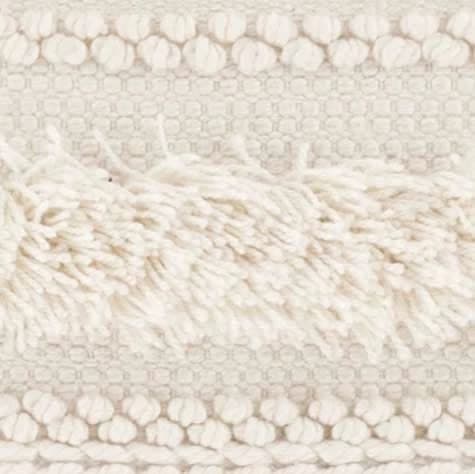 Zhara Stripe Handwoven Performance Rug Swatch | Ivory