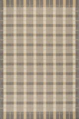 Sundara Modern Plaid Indoor/Outdoor Rug | Grey Multi