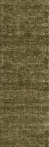 Isolated view of Verdant Green Runner Arrel Speckled Wool-Blend Rug, showcasing its design