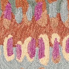 Paint Chip Hand Micro Hooked Wool Rug Swatch | Clay