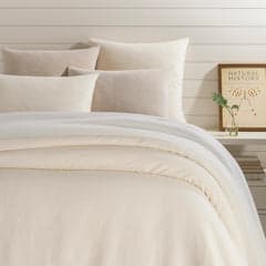 Linen Chenille Duvet Cover | Ivory