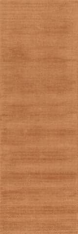 Isolated view of Rust Runner Southwest Striped Wool Rug, showcasing its design