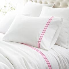 Trio Flat Sheet | Fuchsia
