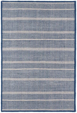 Samson Handwoven Indoor/Outdoor Rug by Bunny Williams | Navy
