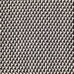 Two-Tone Rope Handwoven Indoor/Outdoor Rug Swatch | Black/Ivory