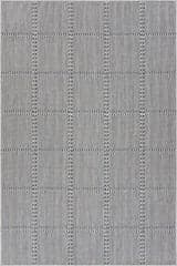 Isolated view of Blue Rectangle Marnie Coastal Geometric Indoor/Outdoor Rug, showcasing its design