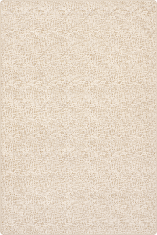 Isolated view of Light Beige Rectangle Eider Micro-Crosshatch Custom Rug, showcasing its design
