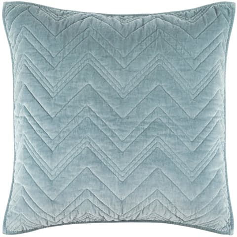 Brentwood Velvet Quilted Sham | Ocean