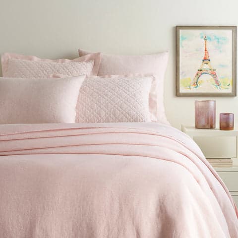 Lush Linen Duvet Cover | Slipper Pink
