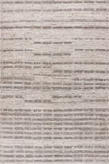 Isolated view of Beige Rectangle Isara Abstract Handmade Wool Rug, showcasing its design