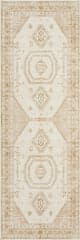 Isolated view of Natural Runner Hanice Oriental and Persian Washable Rug, showcasing its design