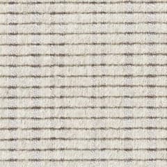 Warren Ticking Woven Wool Custom With Attached Rug Pad Rug Swatch | Silver