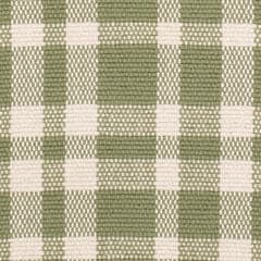 Tattersall Handwoven Cotton Rug Swatch | Sage