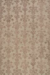 Isolated view of Taupe Rectangle Veera Transitional Floral and Paisley Rug, showcasing its design