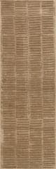 Isolated view of Sand Runner Cranbury Plush Textured Washable Rug, showcasing its design