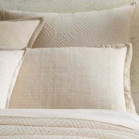 Kerala Matelasse sham | Ivory