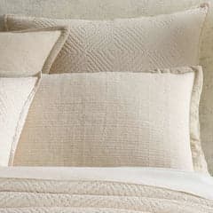 Kerala Matelasse sham | Ivory