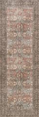 Isolated view of Multicolor Runner Chester Antiqued Jute-Blend Rug, showcasing its design