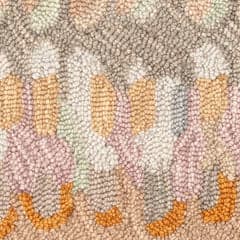 Paint Chip Hand Micro Hooked Wool Rug Swatch | Stone