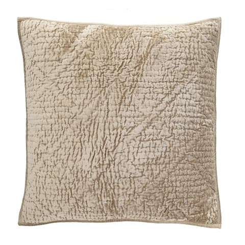 Parisienne Velvet Quilted Sham | Topaz